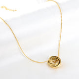 New Fashion Multiple Circles Mixed Accessories Necklace