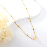 New Fashion Shaped Mixed-Color Zircon Necklace（Color Random Delivery）