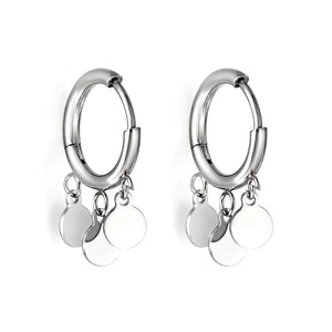 2023 Circle with 3 Rounds Accessories Earrings For Women