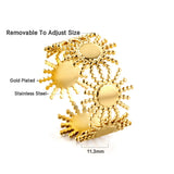 2023 New Fashion Multiple Suns Shaped Ring