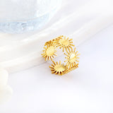 2023 New Fashion Multiple Suns Shaped Ring