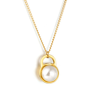 Fashion 2023 New White Pearl Pendant Necklace