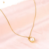 Fashion 2023 New White Pearl Pendant Necklace