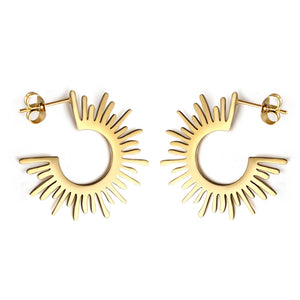 The latest models of gold Earrings fall sense C Earrings