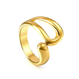 18K Gold Plated Rings the latest design of gold ring