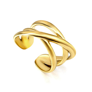 18K Gold Plated Rings the latest design of gold ring