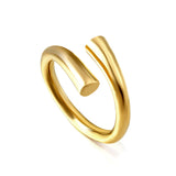 Latest Trends Fashion Minimalist Rings 18K Gold Plated Rings