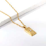 Collier médaillon avec pendentif rond