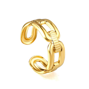 18K Gold Plated Rings the latest design of gold ring