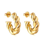 The latest models of gold Earrings fall sense C Earrings