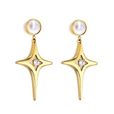 The latest models of gold Earrings fall sense Drop Earrings