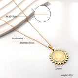 The newest gold pendant necklace with the latest design