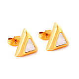 2022 Fashion Stainless Steel Triangle Stud Earrings