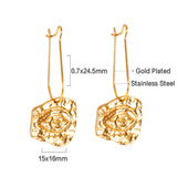 Fashion Stainless Steel Left And Right Eyes Earrings