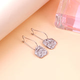 Fashion Stainless Steel Left And Right Eyes Earrings