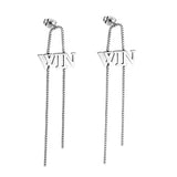 Fashion WIN With Chain Stud Earrings for women