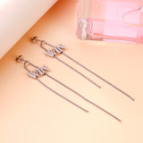 Fashion WIN With Chain Stud Earrings for women