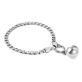 Collier d'accessoires de boule d'acier inoxydable de mode