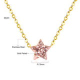 ASON Star Pendants Clay Jewelry Women Statement Long Necklace Pendant Gold 316LStainless Steel Chain Necklaces Pendants Set