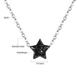 ASON Star Pendants Clay Jewelry Women Statement Long Necklace Pendant Gold 316LStainless Steel Chain Necklaces Pendants Set