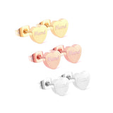 ASON 3pairs Letter LOVE Mixed Color Piercing Stud Earring Sets Stainless Steel Wholesale Fashion Jewelry For Women Party