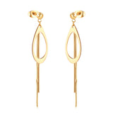 ASON Style coréen boucles d'oreilles Anti-allergie en acier inoxydable pour les femmes gland goutte d'eau boucle d'oreille beau bijoux cadeau 