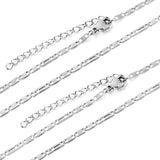 2mm/3.5mm 40+5cm Waterproof Chain Necklaces Stainless Steel Gold Plated Grunge Cross Pattern Goth Steel Man Choker