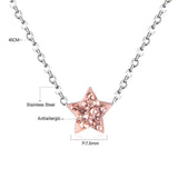 ASON Star pendentifs argile bijoux femmes déclaration sautoir pendentif or 316Lacier inoxydable chaîne colliers pendentifs ensemble 