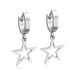 ASON Fashion 2022 Statement Drop Dangle Star Earrings for Women Stainless Steel Hanging Earring Set for Female Jewelry