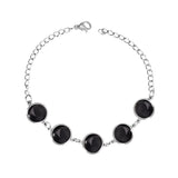 ASON – Bracelet en chaîne opales tendance de 20cm, couleur or, en acier inoxydable, accessoires pour femmes, bijoux, usage quotidien 