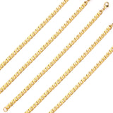 6mm Inner Horizontal Grain Stainless Steel Chain Bracelet For Women