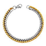 Brazalete de pulsera de acero inoxidable ASON de 7mm para hombres y mujeres, regalo de fiesta, joyería de moda al por mayor