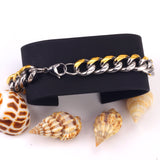 Fashion 10mm Stainless Steel Chain Bracelet For Women