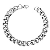 Fashion 10mm Stainless Steel Chain Bracelet For Women