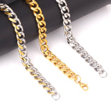 Fashion 10mm Stainless Steel Chain Bracelet For Women