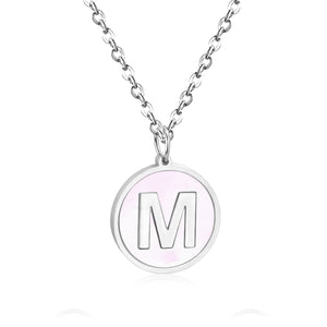 Collier avec pendentif Alphabet en acier inoxydable 316L, 26 lettres AZ, ras du cou, bijoux, nouvelle collection