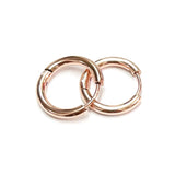 ASON /Lot Simple Style Stainless Steel Ear Studs Round Hoop Earring No Fade For Women Jewerly Accessories DiY Daily Wear