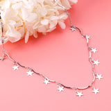 Collares con dijes de estrellas de Metal para chicas góticas, Gargantilla con cadenas de estrellas, collar con pentáculo, joyería Bohemia, regalo de Navidad