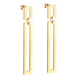 Fashion Jewelry 2020 Korean Style Square drop earrings brincos for women's square long earring pendientes aretes