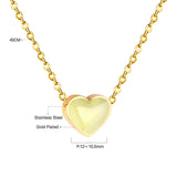 2022 Pink Heart Babygirl Choker Green Necklace Stainless Steel Chain Pendants Necklaces For Women Summer Jewelry