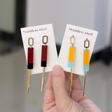 Vestido Jewelry Korean Style Wedding Tassel Drop Earrings Women Stainless Steel Dangle Earings Christmas Pendientes