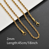 ASON Stainless Steel Twist Snake Fat Snake Blade Chain Necklace Gold Color For Women Men For DIY Fashion Jewelry Making Support