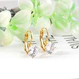 Zircon Gold Color Hoop Earrings For Women Fashion Jewelry Stainless Steel 2020 Earings Jewellery pendientes Bricos