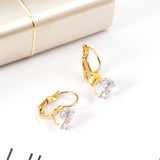 Zircon Gold Color Hoop Earrings For Women Fashion Jewelry Stainless Steel 2020 Earings Jewellery pendientes Bricos