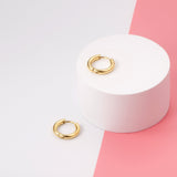 ASON 5pair/10pcs Circle Hoop Earrings Women Girl Colorful Round Earring Geometry Earrings Simple Anti-allergy Jewelry Daily Wear