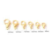 ASON 100Pcs/Lot Gold/Silver Color Stainless Steel Lobster Clasp Hooks Necklace Bracelet Accessories For Jewelry Making Supplies