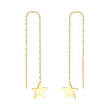 Brincos Star Drop Earring Stainless Steel Long Dangle Christmas  Earrings Fashion Jewelry Earrings 2020 For Women