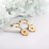 Aretes Mujer Vintage Style Round Hoop Earring Fashion Jewelry Womem Accessories No Fade Earrings Wholesale Wedding