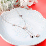 Butterflies Fairy Aesthetic Sweet Necklaces Statement Women Vintage Collier Winter Sweater Necklaces Steel Jewelry