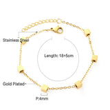 Boho Classic Woman's Bracelets Beads Chains Wrist Jewerly For Woman Simple Design Gold Plated Star Charms My Orders